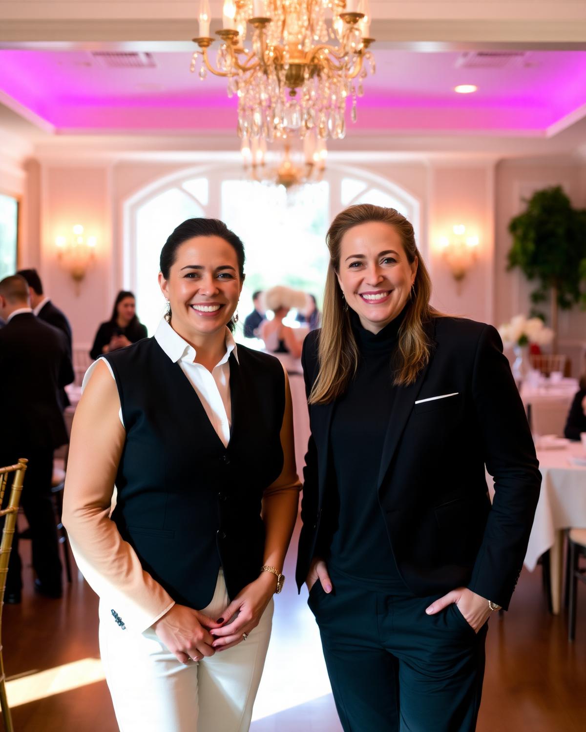 Our team in the event space